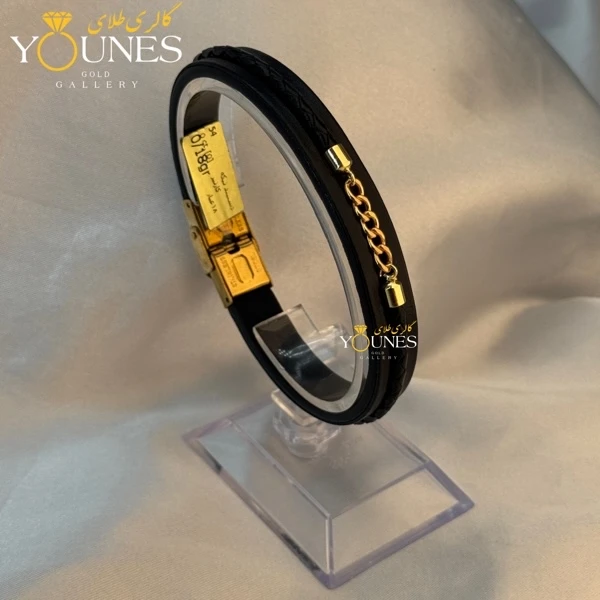 دستبند طلا چرم کارتیر CR105